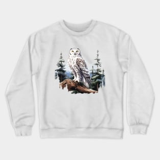 Snowy Owl Crewneck Sweatshirt